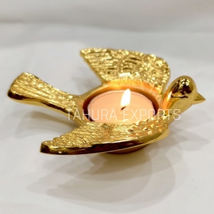 Fresh Arrival Decorative Collection of Latest Bird Tabletop Decoration Golden <b>Tea</b> Light <b>Candle</b> Holder for Export From India - Product Image 6