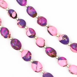 Cuentas de turquesa Mohave rosa AAA lisas en forma de pepita, cuentas de turquesa para la fabricación de joyas, piedras preciosas sueltas de proveedor mayorista indio - Product Image 5