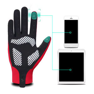 Vente en gros Gants de vélo unisexes à doigts entiers avec logo personnalisé Gants de course en silicone pour hommes et femmes - Product Image 2