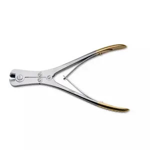 คีมตัดกระดูกสำหรับรักษากระดูก,เครื่องมือศัลยกรรมกระดูกและข้อตัดกระดูกชุบทองสำหรับสาย Kirschner ขนาดเล็ก