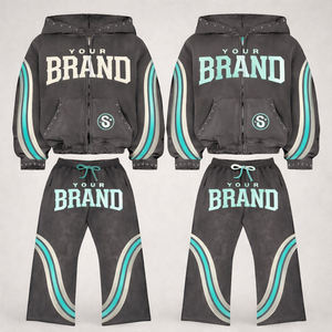 Conjuntos Deportivos Personalizados para Niños, Ropa Deportiva, Sudadera con Capucha de Dos Piezas para Niñas y Niños, Fabricante de Ropa Infantil - Product Image 5