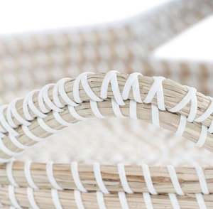 Plateau de service en bambou de couleur marron clair écologique de luxe à l'extérieur Plateaux de stockage des aliments Décoration moderne Disponible avec logo personnalisé - Product Image 4