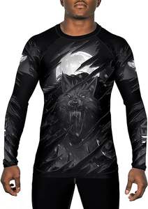 Fight Training Gear Custom <b>Men</b> Rashguard / Customized Design Mma <b>Rash</b> <b>Guard</b> - Product Image 6
