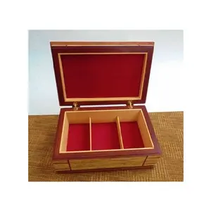 Caixa de joias de madeira para caixas de ouro, caixa com fecho arqueado, organizador de moedas, novo design, 2024