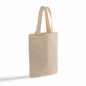 9\" Eco-Friendly Compact Cotton Tote Recyclable Daily Use Tote Long Rope Handle Screen Printing Letter for Advertising Gift - Product Image 4