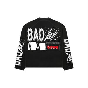 Sudadera de Algodón Lisa de Gran Tamaño Personalizada de Invierno de Alta Calidad, Sudadera Unisex Estampada en Serigrafía, Sudadera de Gran Tamaño para Hombre - Product Image 2