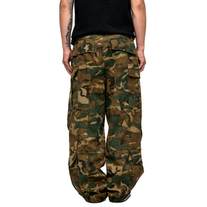 กางเกงยีนส์นักขี่จักรยานทรงตรงเข้ารูปปกติสไตล์ Y2K กางเกงทรงหลวมรัดรูปสำหรับผู้ชายพิมพ์ลายพรางออกแบบได้ตามต้องการ - Product Image 6