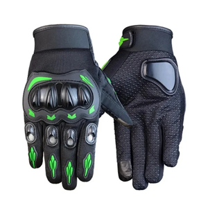 Gants de moto et de cyclisme personnalisés en polyester et nylon, respirants, avec maille, compatibles écran tactile, antidérapants, à doigts complets, anti-UV - Product Image 3
