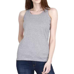 Women's Custom Breathable Jersey <b>Vest</b> Plain Workout Yoga Tank Top Long Athletic Fitness Clothing-Wholesale - Product Image 4