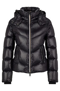 Blousons bombardiers matelassés légers de style olive \ bombardier matelassé pour femmes blouson rembourré à capuche en velours pour femmes OEM - Product Image 2