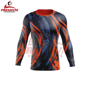 Custom Printed Men's Gym Tshirt Quick Dry Sports Blank <b>Compression</b> <b>Shirt</b> Muscle Bodybuilding Training Tops <b>Compression</b> <b>Shirt</b> Men - Product Image 4