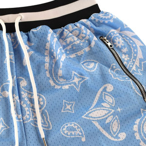 <b>Men's</b> High Street Style Casual Wear Solid Pattern Mesh <b>Shorts</b> New Design <b>Elastic</b> Mid <b>Waist</b> Closure Digital Printing High Quality - Product Image 6