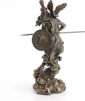 AK Laiton Athéna Figurine Grecque Sculpture De Table En Métal En Finition Antique Statue De Haute Qualité Pour Ornements De Décoration De Table