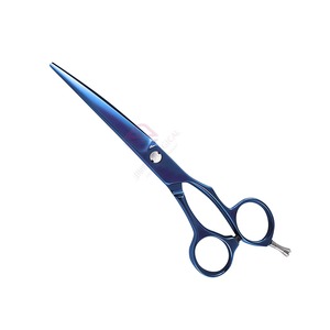 Tijeras de Peluquería Profesionales de 6.5'' para Corte de Cabello Azul Recto |   Tijeras de Peluquería de Acero Inoxidable para Diestros, para Estilistas y Barberos Profesionales - Product Image 1