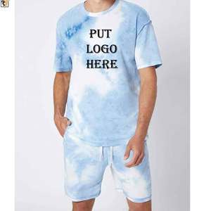 Lavado ácido de manga corta vintage hombres en blanco unisex hombres camisetas para mujeres de alta calidad 2024 Tie Dye China Camiseta de algodón personalizado - Product Image 4