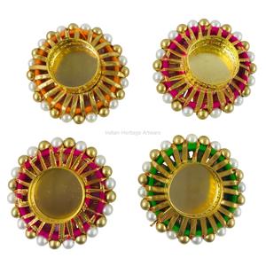 Multicolour Handmade Traditional Indian <b>Tea</b> Light Metal <b>Candle</b> Holder Indoor Outdoor Office Home Decor Diwali Festival Wedding - Product Image 2