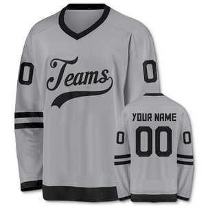 Maillot de hockey sur glace en maille polyester de haute qualité avec impression par sublimation pour hommes, nom et numéro de joueur personnalisés, maillot de hockey sur glace pour hommes - Product Image 1