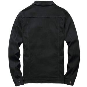 Veste en jean décontractée pour homme, respirante, coupe-vent, écologique, broderie, impression personnalisée, printemps, séchage rapide, matériau personnalisé HI - Product Image 4