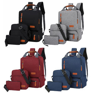 Custom 3-in-1 Unisex Big Capacity Oxford Material Travel <b>Backpack</b> Set Logo Waterproof Business Laptop Bags for <b>Men</b> School Use - Product Image 4