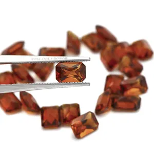 Octagon 6x4mm Madeira Citrine Good Quality Loose Orange Natural Loose Gemstone for Making Jewelry