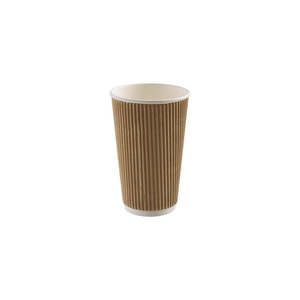 1BG204 Bicchieri in Carta Kraft a Triplo Strato 360 ml - Confezione da 25 Pezzi - Product Image 1