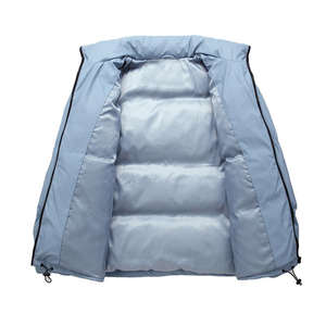 Chaqueta acolchada de invierno personalizada al por mayor para hombre, prendas de vestir informales con cuello levantado, abrigos de alta calidad, chaqueta acolchada para hombre - Product Image 3