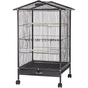 Luxury Gold Plated Bird Cages New Arrival Large Size Home Garden <b>Accessories</b> <b>Marvelous</b> Designer Pet Enclosures for Living Room - Product Image 6