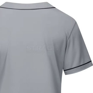 Camiseta de Béisbol de Manga Corta con Interior Suave y Transpirable, con Elasticidad y Comodidad, Textura Suave, Diseño Ligero y Ecológico - Product Image 3