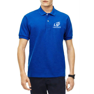 เสื้อโปโลสำหรับผู้ชายทำจากวัสดุดีบริการผลิตตามสั่งพิมพ์โลโก้ของคุณเอง - Product Image 1