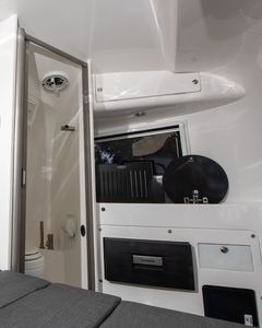 Nouvelle conception de mini-caravane de voyage, orange, aluminium, design moderne, pour 2 personnes, utilisation en camping - Product Image 6