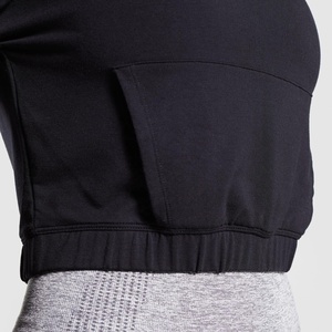 2025 Dames Haute Qualité Tricoté Formation Pull Crop Club Survêtement Veste avec Poche Avant - Product Image 4