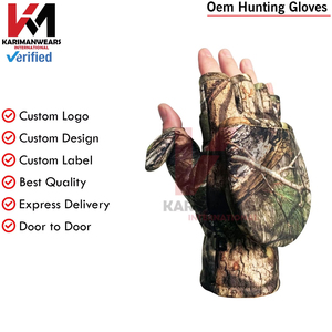 Guantes de caza OEM al por mayor listos para enviar colores personalizados y marca al por mayor guantes de caza OEM impermeable de grado profesional - Product Image 4