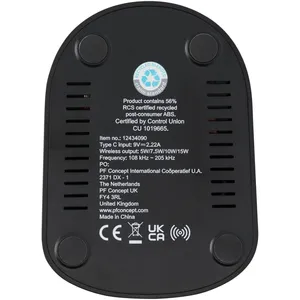 Estación de Carga Inalámbrica de 15W para Hogar Inteligente, Solución de Carga Inalámbrica para Dispositivos Sostenibles - Product Image 3