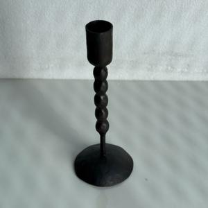 Nouveauté : Bougeoir en fer forgé à la main, finition noire huilée, pour la décoration de la maison, de l'hôtel, du restaurant, à bas prix en Inde - Product Image 4