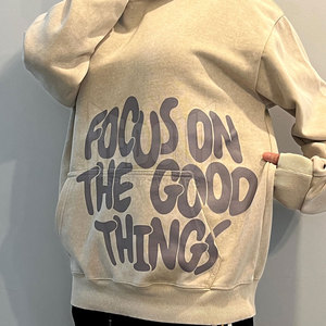 Fabrication professionnelle de sweats à capuche imprimés amples de style nouveau, vente en gros de sweats à capuche imprimés amples de haute qualité - Product Image 5