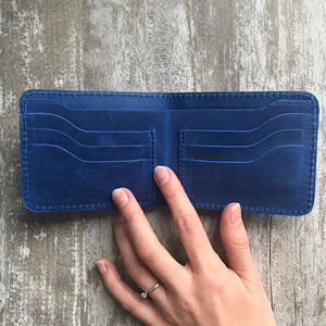 Portefeuille élégant en cuir de haute qualité Portefeuille mince en cuir véritable avec blocage RFID avec cartes BFW-0117 - Product Image 1