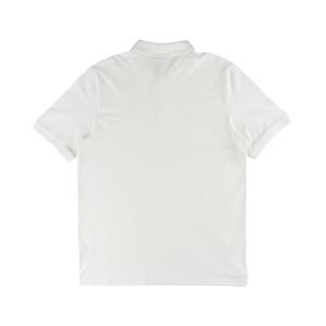 Polo Fila Placido para Hombre, Corte Slim Holgado, 100% Poliéster, Técnica Bordada, Diseño Sólido con Parches, Largo, Blanco/Azul/Rojo - Product Image 3