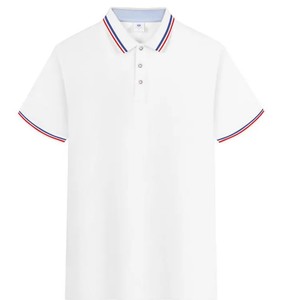 Nueva moda para mujer, patrón sólido de manga corta para camiseta Polo, camiseta Polo informal en blanco para damas y niñas - Product Image 4