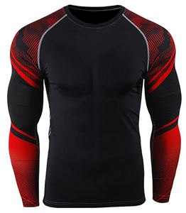 Vêtements de sport de qualité supérieure pour hommes, manches longues, à séchage rapide, respirants, anti-UV, pour la musculation, le MMA, le surf et la plongée, vente en gros d'usine - Product Image 1