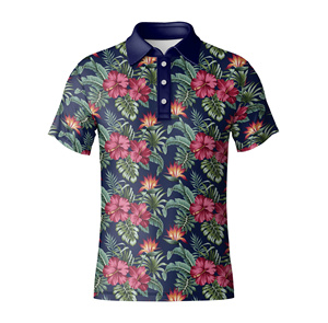 Camiseta de Golf Personalizada Antiarrugas de Jersey Sólido para Hombre, Manga Corta, Corte Regular, Tejido Transpirable, Proveedor de Vietnam - Product Image 4