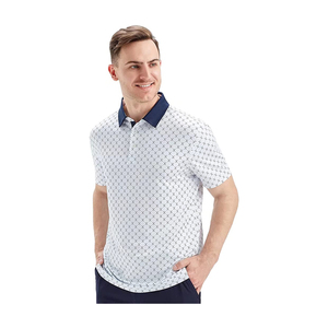 Multiple Colors Wholesale Custom Latest <b>Fancy</b> New Design Sublimation Polyester Spandex Golf Polo <b>Shirt</b> <b>For</b> <b>Men</b> drop shoulder - Product Image 5
