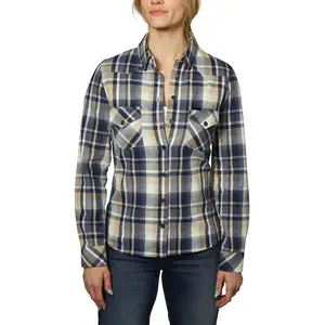  Casual Checkered Rayon Women Shirt / Ladies Casual