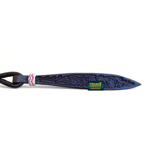 Western Horse Racing Rawhide tressé Romal Rein en brun chocolat foncé plusieurs couleurs Le magasin offre diverses options de conception OEM - Product Image 5