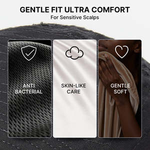 Perruque sans colle ultra confortable en cheveux vierges, douce comme de la peau, coupe courte avec frange, densité 150%, facile à mettre et à porter, adaptée aux personnes souffrant de perte de cheveux - Product Image 2