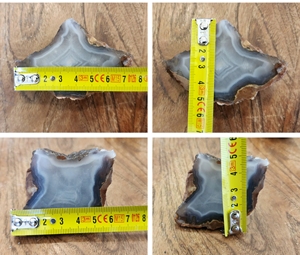 เรือ WW ฟรี - หินอาเกตคริสตัล, ไข่ฟ้าร้อง, Geode ธรรมชาติของสะสม, คริสตัลธรรมชาติ, คริสตัลหินบําบัดตกแต่งบ้าน