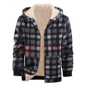 Buena tela nueva llegada personalizado básico algodón mezclado Sudadera con capucha sudaderas de peso pesado grueso piel pulóver sudaderas con capucha para hombres - Product Image 1