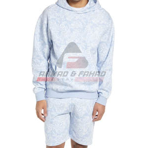 ชุดสั้นมีฮู้ดสำหรับผู้ชายชุดสั้นมีฮู้ดขนาดใหญ่พิเศษทันสมัย - Product Image 1