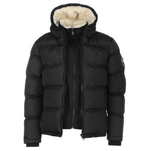 Doudoune à bulles d'air matelassée épaisse pour l'hiver grande taille pour hommes veste à capuche coupe-vent vestes à bulles isolées pour hommes - Product Image 1