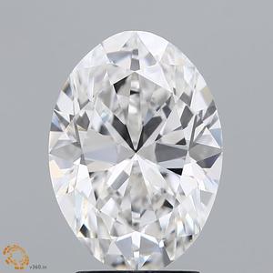 Igi เพชรเจียระไนทรงรีขนาด3.01กะรัตเพชรที่โตแล้วหลวมสำหรับแหวน F COLOUR VS1ความชัดเจนในห้องปฏิบัติการเพชรที่เป็นมิตรต่อสิ่งแวดล้อมเพชรหลวมสำหรับเธอ - Product Image 1