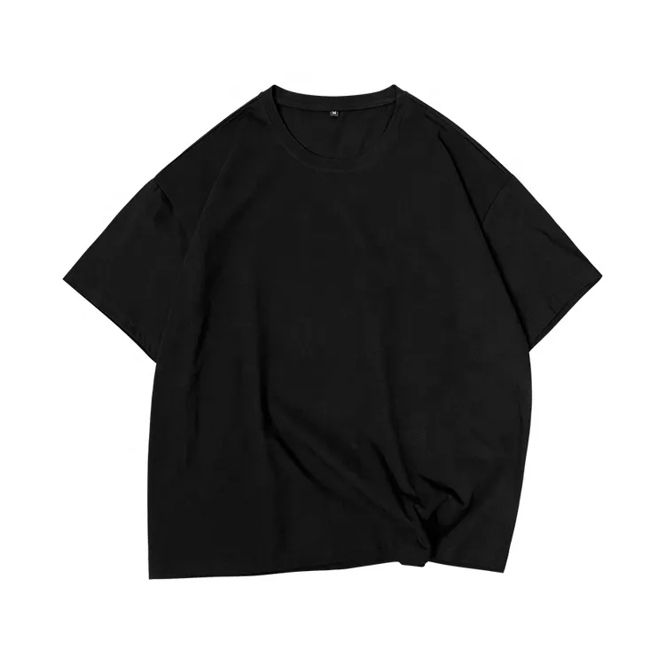 2024 gaya baru kustom kaus kosong 5 spandeks 100% katun layar cetak drop bahu kotak t shirt untuk pria dibuat oleh Zaini olahraga